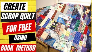 Hi QUILTERS  USING MY BOOK technique to make a Scrap quilt A MUST WATCH TO THE END #quilting