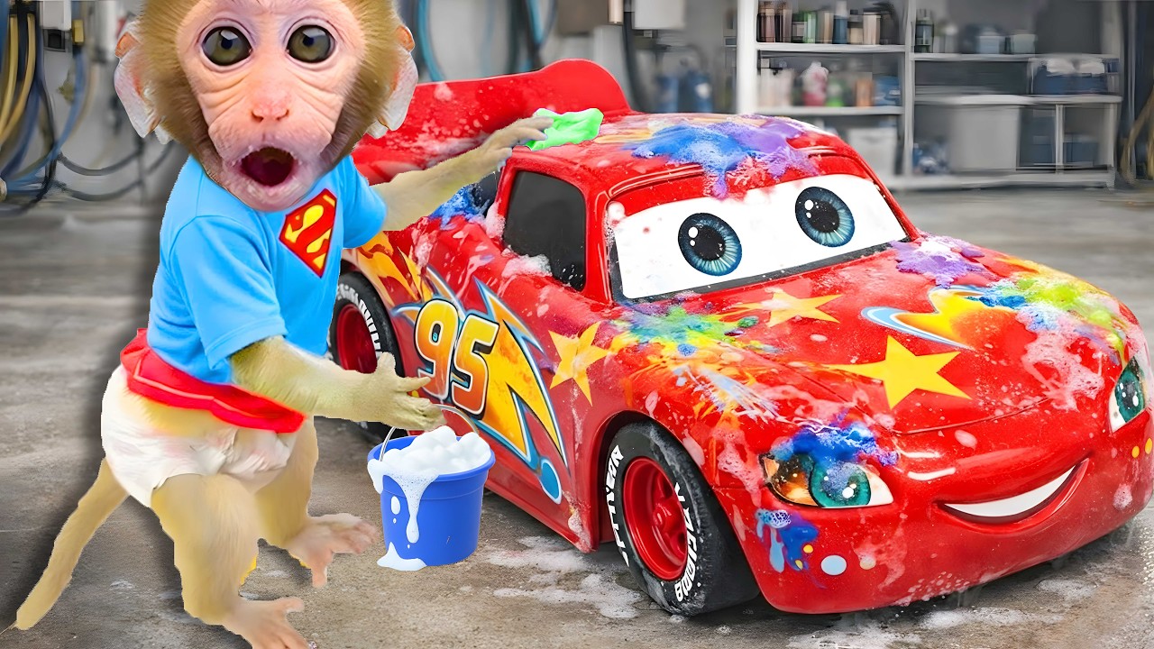 Singe Bon Bon et ses amis partent rencontrer des difficultés Monster Truck