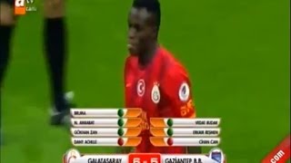 Galatasaray 2-2 Gaziantep B.b Maçın Özeti Ve Tüm Leri - 90 Dk Özeti