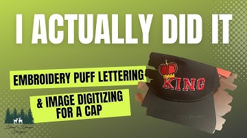 I Successfully Digitized Puff Lettering & An Image on Chroma Luxe