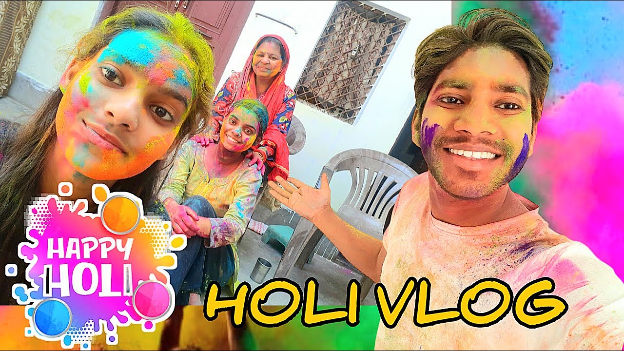 Holi vlog 2023 😍 holivlogs dailyvlog bura na mano holi hai