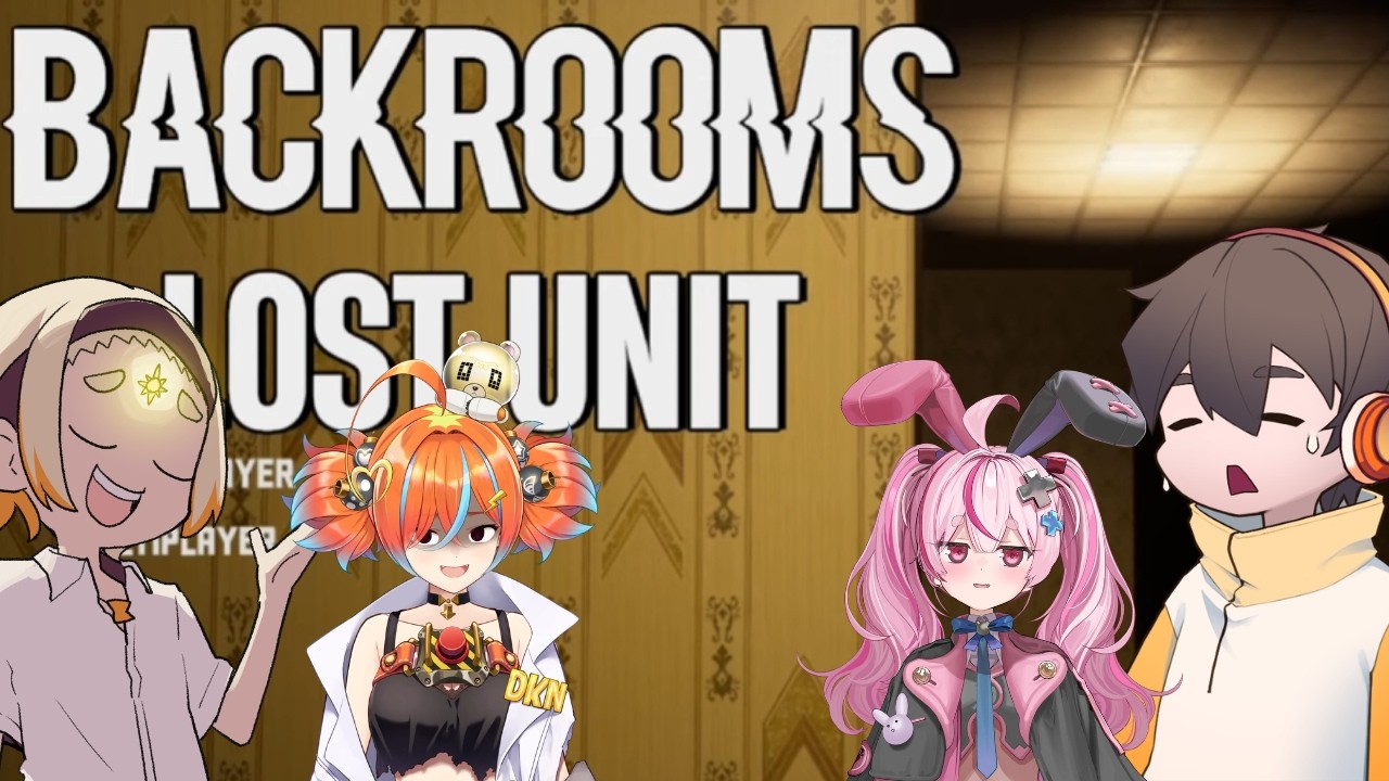新たなバックルームのゲームを４人でやってみよう！【Backrooms Lost Unit】