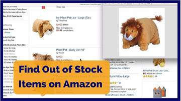 How to Find Out of Stock Items on Amazon - Find Sold Out Items on Amazon