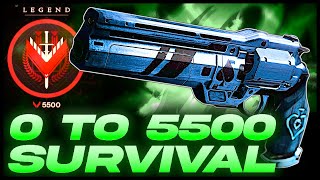 0 to 5500 in Survival | Taking ACE OF SPADES and STASIS to Max LEGEND Rank!