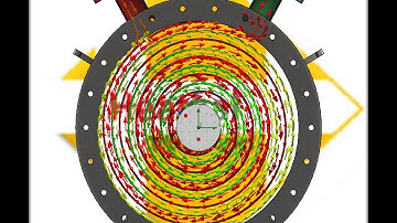 Spiral Heat Exchanger   Flow Simulation & Animation