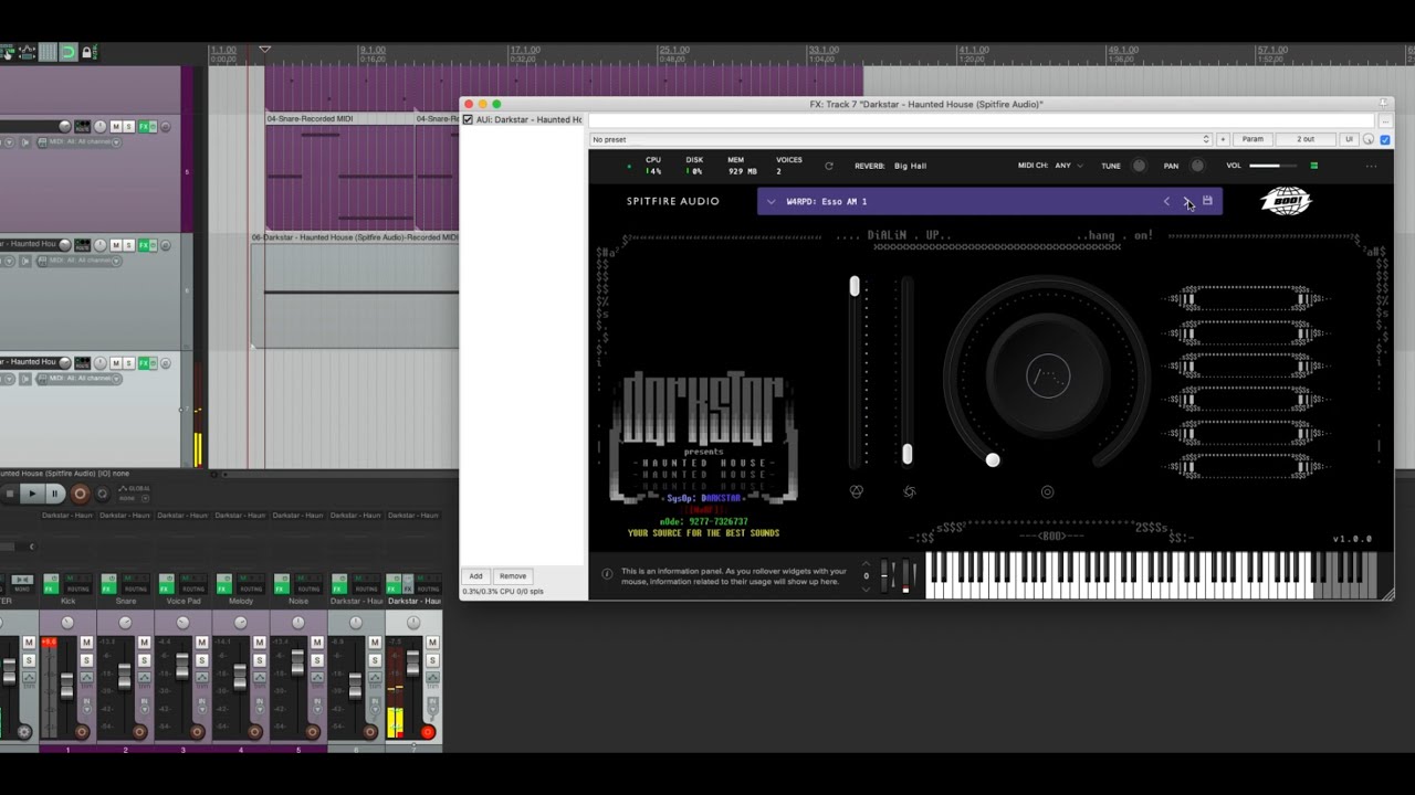 Spitfire Audio Darkstar - Haunted House Review - YouTube
