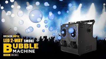 MOKA SFX MK-B13 LED 2 Way Smoke Bubble Machine | Best Automatic Fog Bubbles Blower