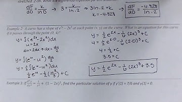 AP Calculus AB - Lesson 7.1/7.2: Modeling and Verifying Differential Equations