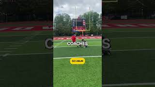 How to earn a college scholarship as a kicker or punter with kicking tracking app data high school