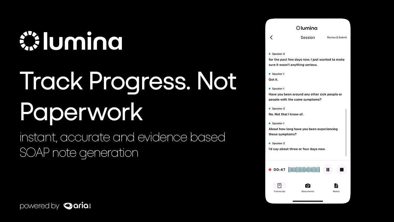 Lumina™: AI-Powered Clinical Documentation Made Easy - YouTube
