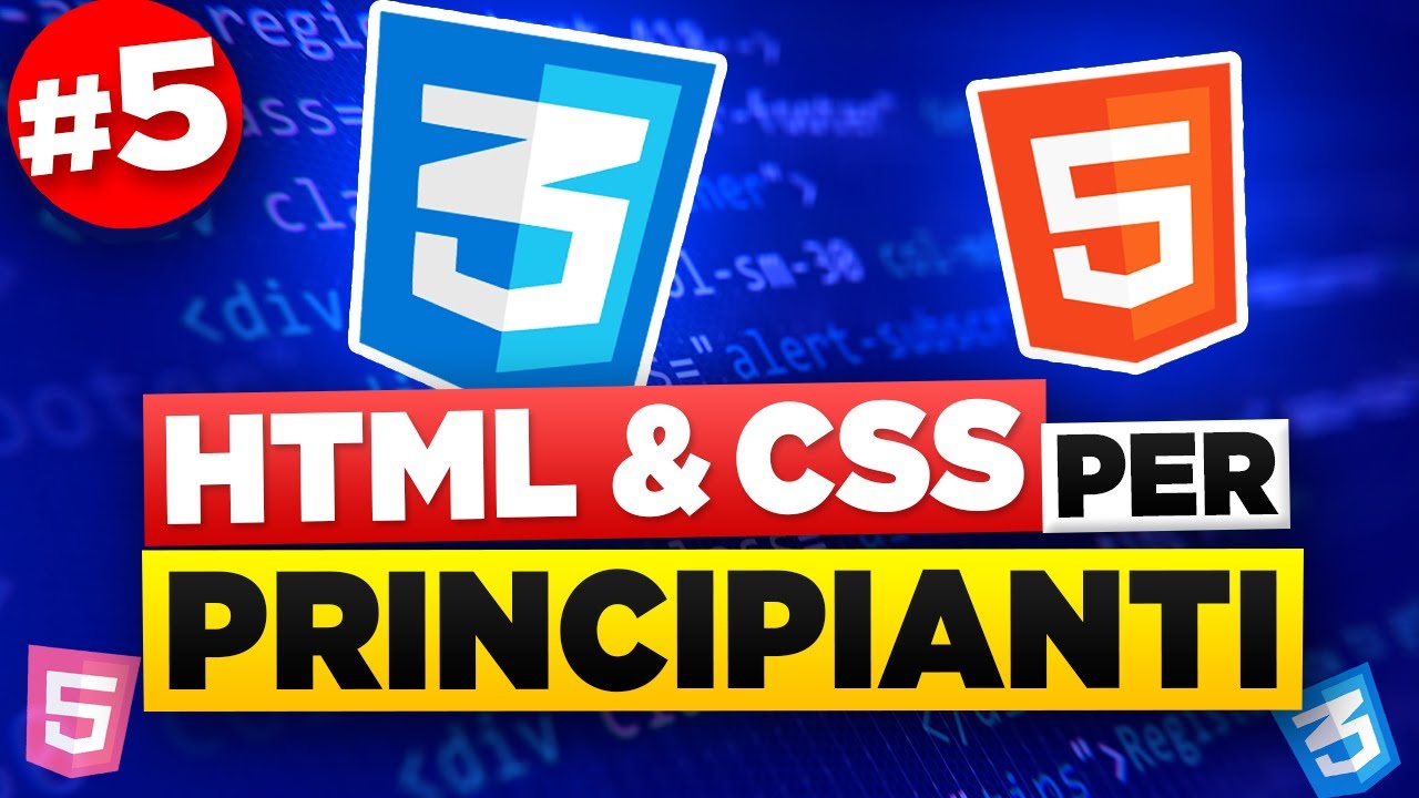 HTML e CSS per Principianti #5 ITA Immagini