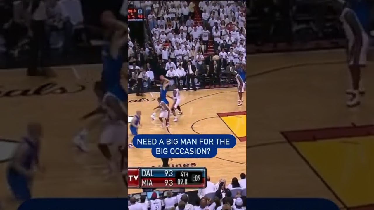 Was this the biggest shot of Dirk’s career? 🏆 