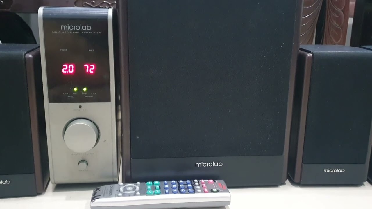 Loa vi tinh Microlab FC730 5.1 da qua s? d?ng (da ban) remote h?c kem ...