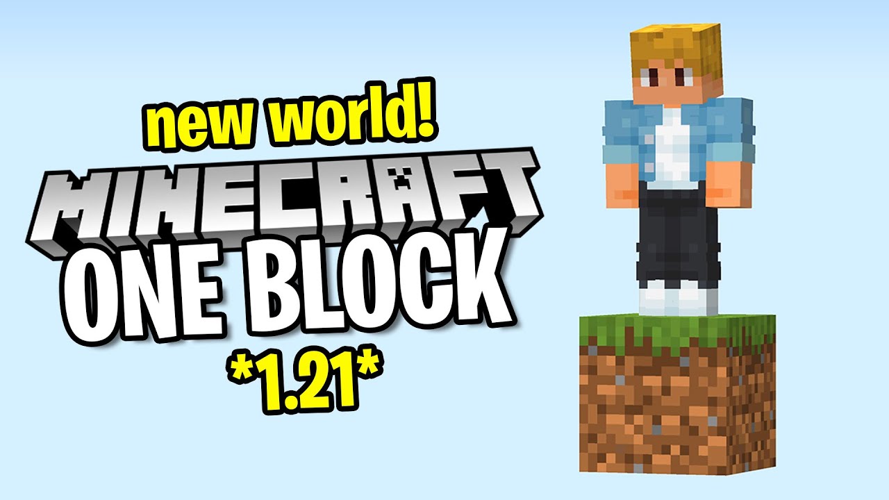 Can I Survive The NEW ONE BLOCK SKYBLOCK!?