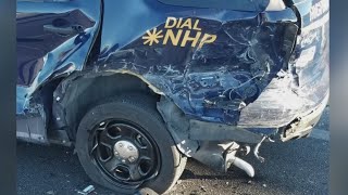 NHP vehicle hit by suspected DUI driver near U.S. 95, Ann Road