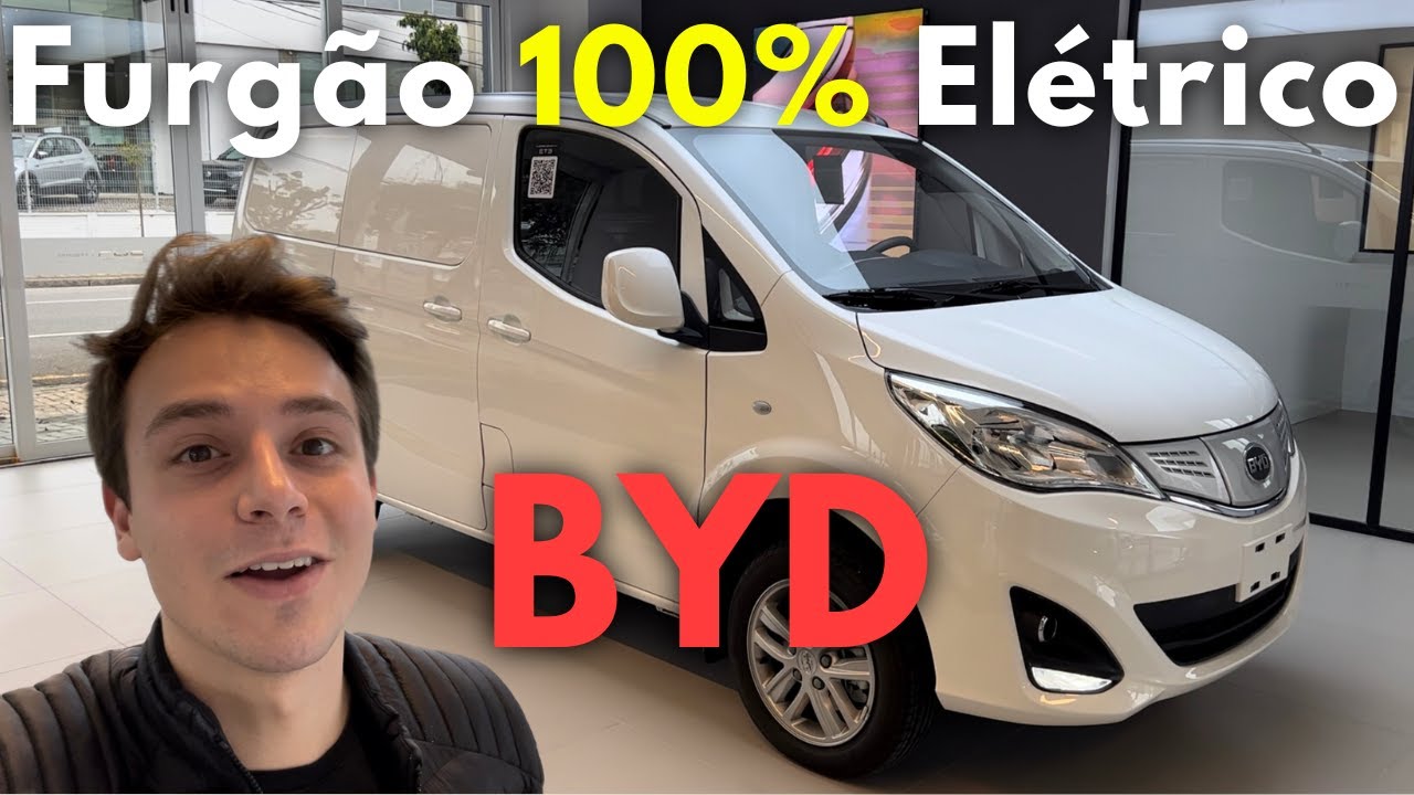 TESTE NO FURGÃO 100% ELÉTRICO DA BYD: Como anda o ET3 de 300 KM de Autonomia