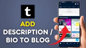 Hoe voeg je een beschrijving/biografie toe aan Tumblr in 2025?