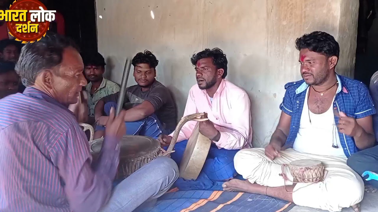 गुदुम बाजा आदिवासी | Gajra Bahra Ka Gudum | Bharat Lok Darshan | Desi Gudum Baja | Narendra