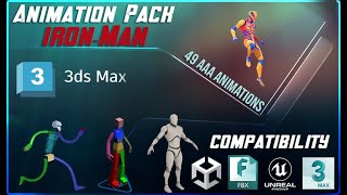 Iron Man Animation Pack
Iron Man Animation Pack
49 AAA Animation
https://www.maxdesign3d.com/#/packages Iron Man Animation Pack