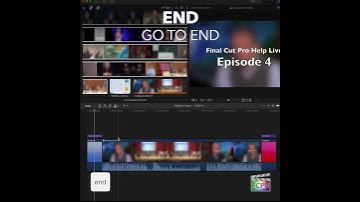 Final Cut Pro Shortcut | End | Go to range end
