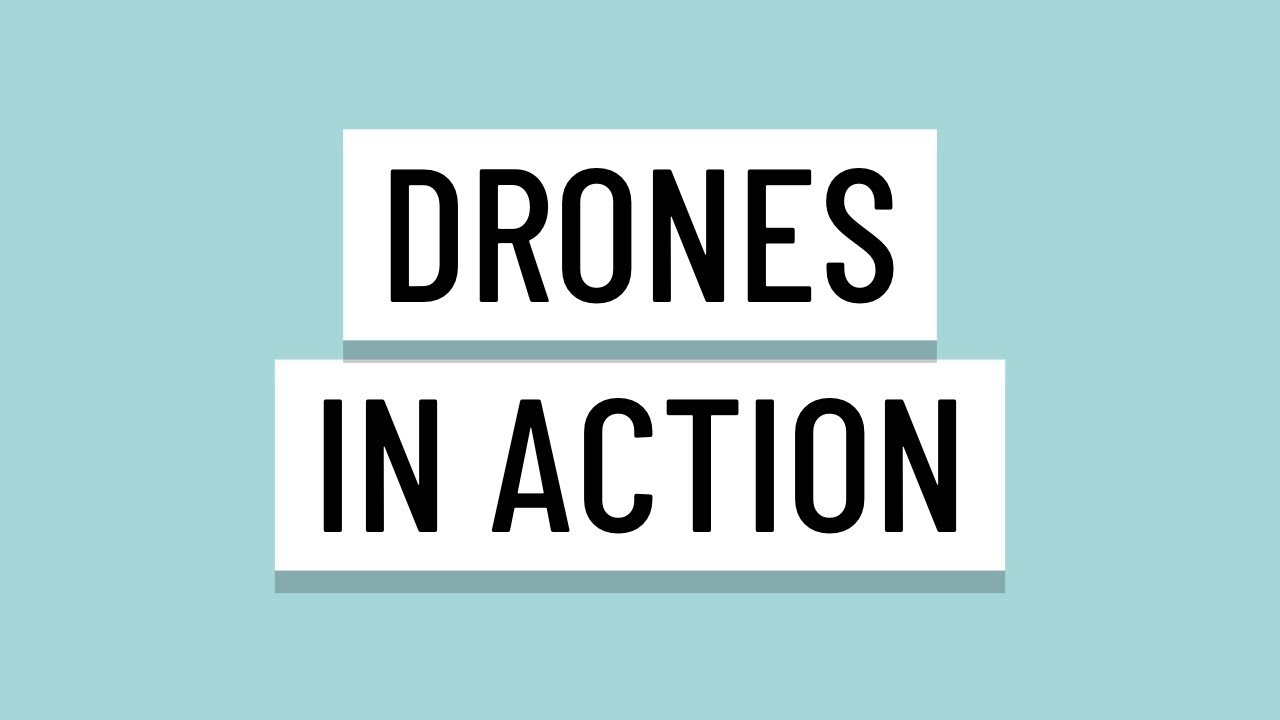 ⁣Drones in Action