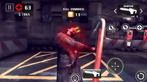 Dead trigger 2 crowbar gameplay level 57 iOS on hard TDU 50+