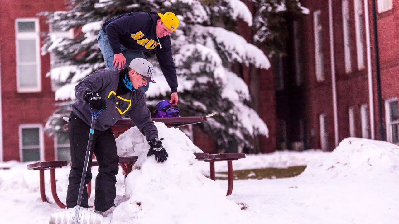 Urban Snowboarding at NAU YouTube