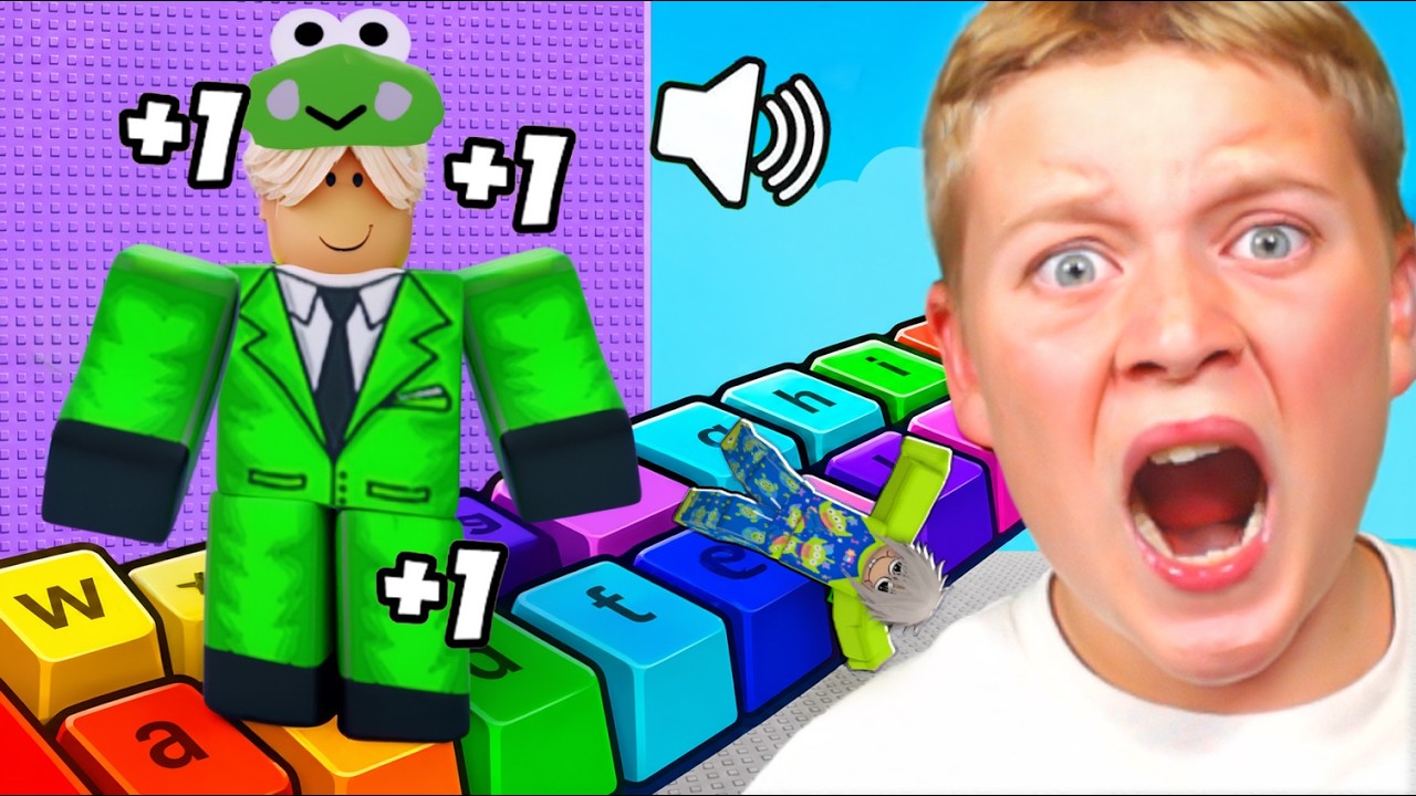 Roblox 1+ SPEED In CLICKY KEYBOARD ESCAPE!