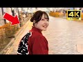 A cute Japanese girl Nonnon guided me around the Christmas illuminations by rickshaw🎄| Tokyo
