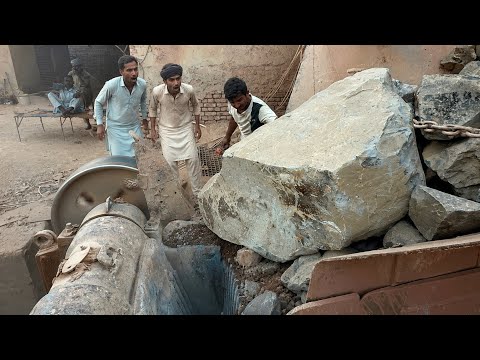 The Best Rock Crusher Stone Crusher Machine Working PLAYING with GIANT Rocks Asmr Quarry Crushing 🪨