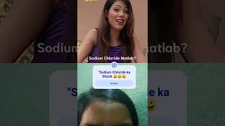 ##Sodium Chloride ka Shock#tmkoc#youtubeshortvideo #funny #comedy 😀😀😀😀