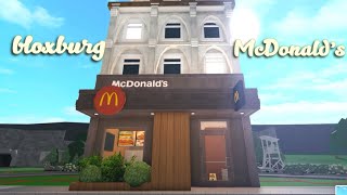 building a bloxburg MCDONALDS in my lakeside town