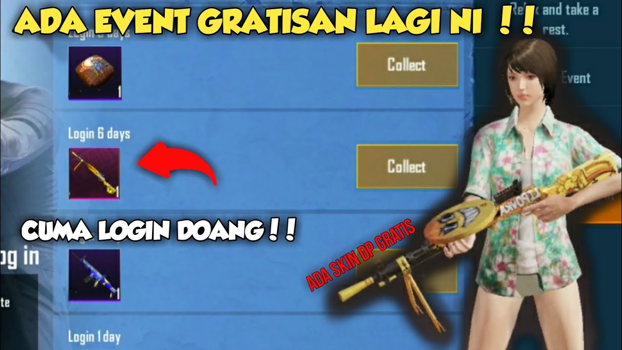 Event pubg vpn terbaru - gratis skin DP-28 dan SCAR-L - YouTube