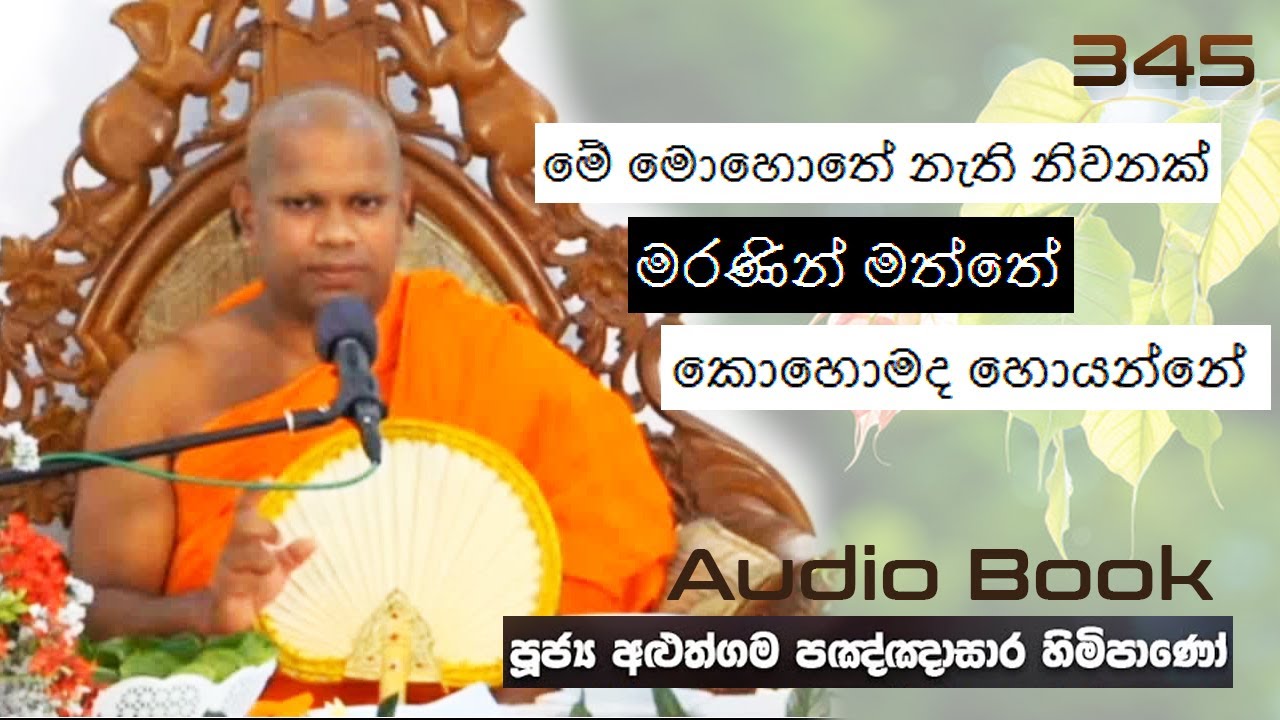 මේ මොහොතේ නැති නිවනක් මරණින් මත්තේ කොහොමද හොයන්නේ - Ven Aluthgama Pagnnasara Thero - Budu Bana