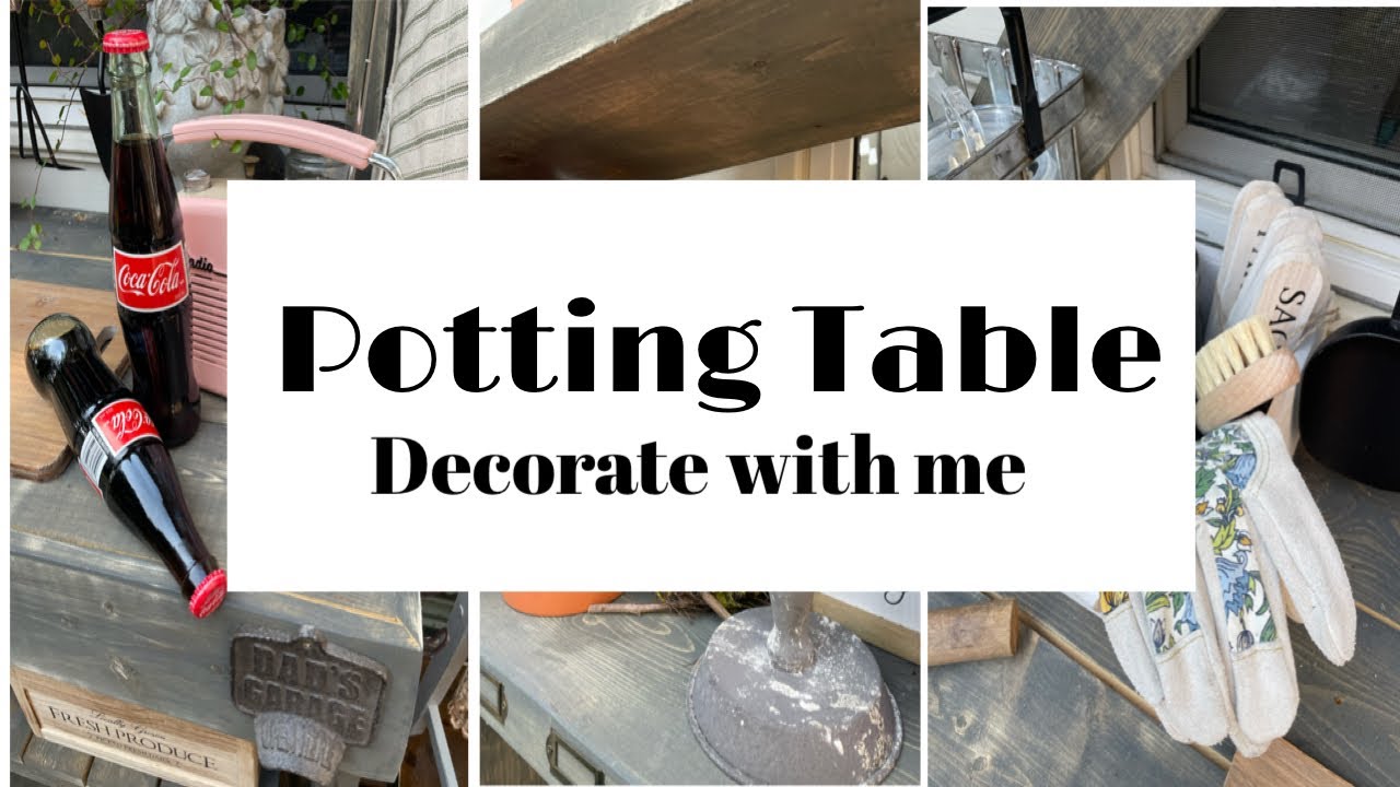 New🐝2023 Summer Potting Table ||Decorate with me !