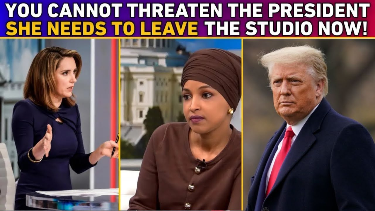 Ведущая CBS выгнала Ильхан Омар из эфира после того, как в прямом эфире угрожала Трампу смертельн...