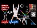 [BeatSaber] World's Smallest Violin ending but you go up and down Expert+ Difficulty