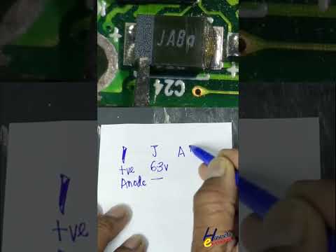 JA8q SMD Capacitor Code Vishay T55 VPolyTan Explained Shorts Haseebelectronics