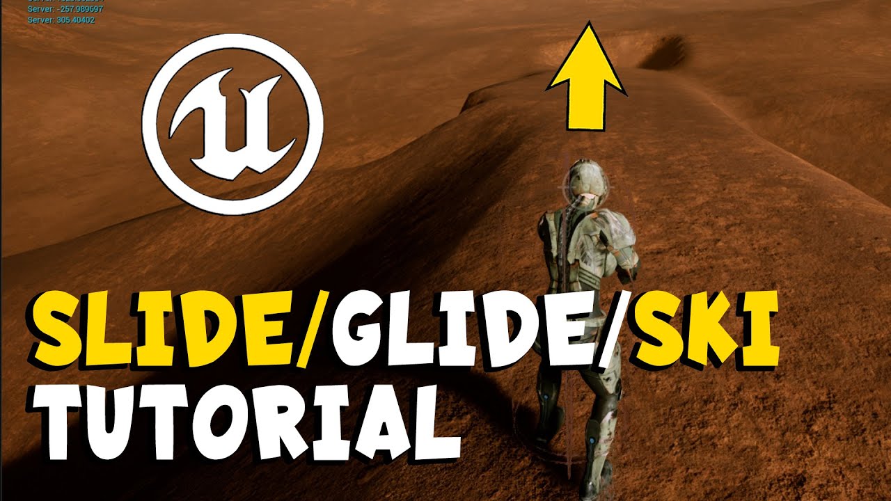 How to Slide/Glide/Skate/Ski in Unreal Engine UE5 UE4 Tutorial - YouTube
