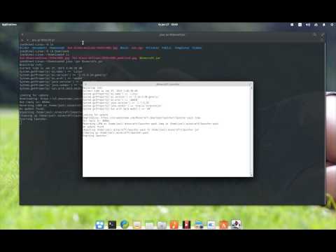 How to start Minecraft on Linux! [RAW] [.JAR] [JAVA] [HD]