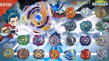 【Legend Victory Valkyrie VS ALL Beyblade Burst marathon battle】 ベイブレードバースト 베이블레이드 버스트 빅토리 발키리