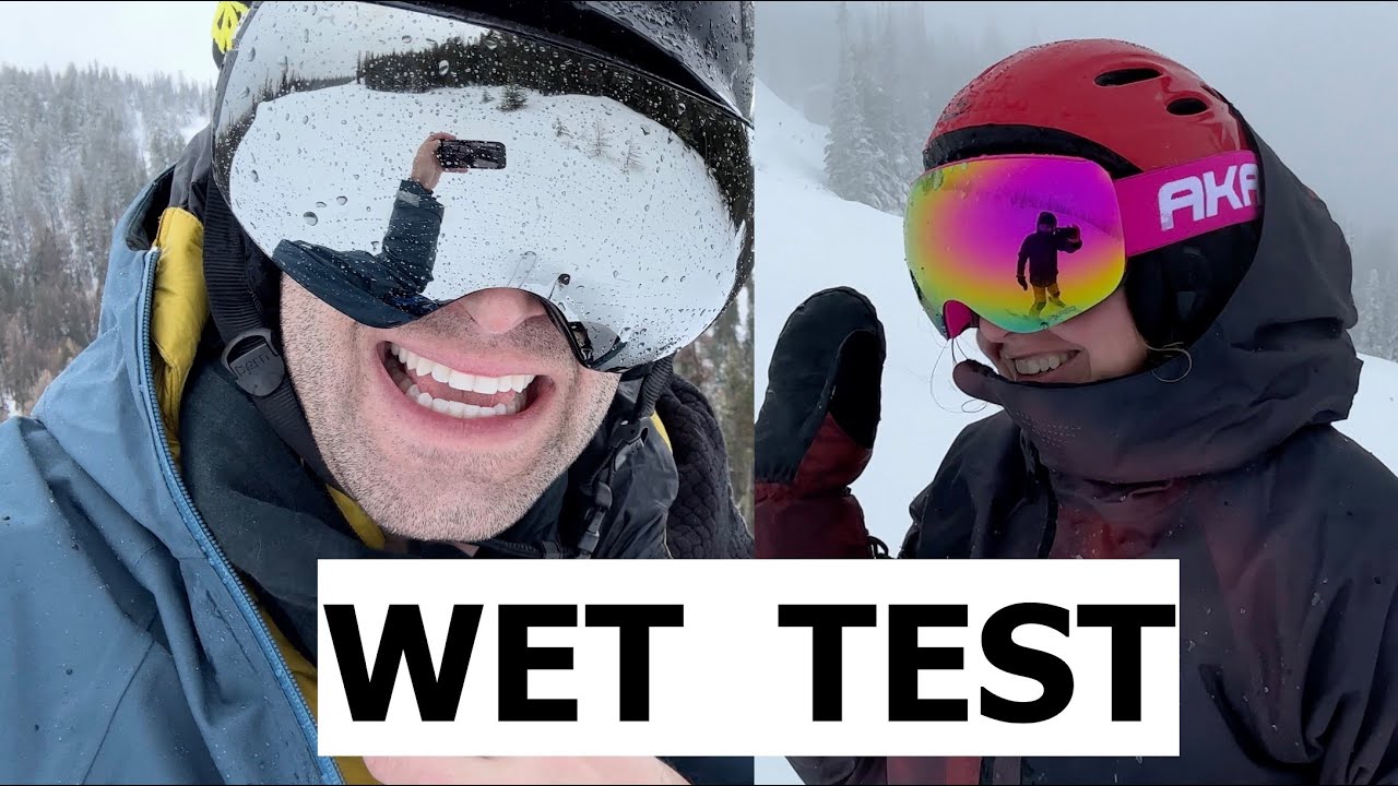 These goggles in soggy PNW freezing cold conditions AKASO OTG Ski Goggles and ZIONOR X7 YouTube
