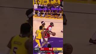 Jarred Vanderbilt CLAMPS Brandon Ingram😩 #shorts #shortsvideo #lakers #nbahighlights #nba2k23