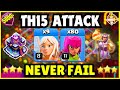 Best Th15 Attack Strategy | 9 HEALERS + 80 ARCHERS (Clash of Clans)