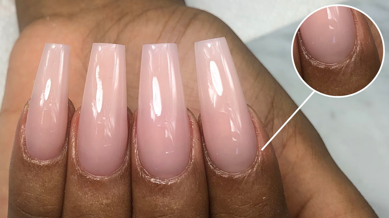 How To Perfect Cuticle Acrylic Application For Beginners Giveaway Youtube