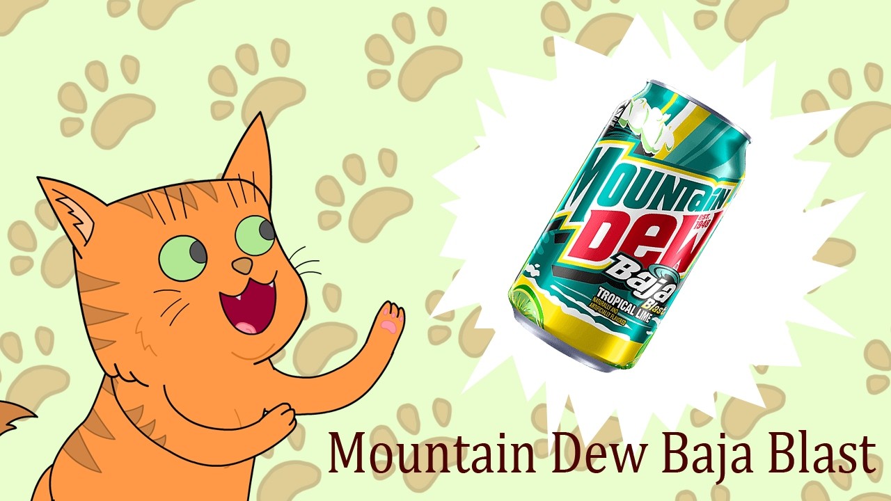 Kool Cat Drinks Episode 203: Mountain Dew Baja Blast
