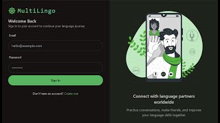 MultiLingo 🌐 — Real-Time Global Video Chat App with Language Learning Twist 💬
