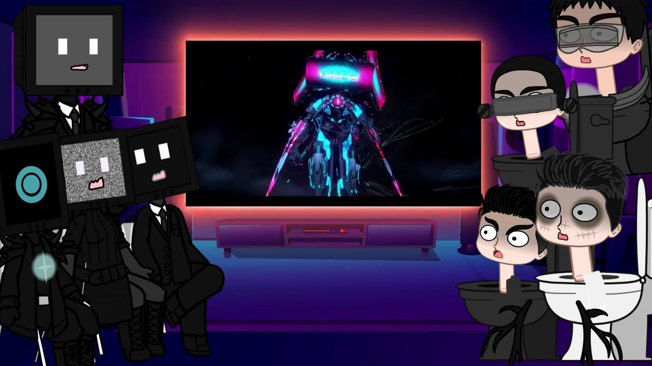 Skibidi Toilets reaction to Skibidi Wars Episode 110 🤯 (by Virlance)