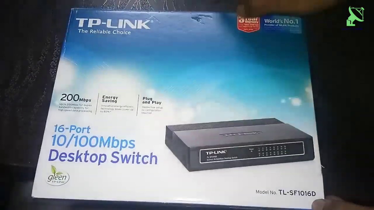 Tp link 16 Port Desktop Switch l Unboxing l 10/100 MBPS