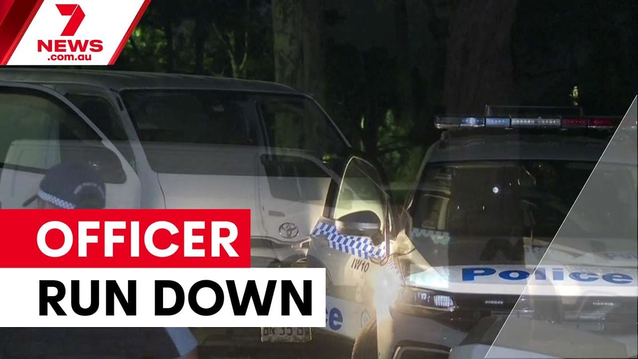 Officer run down in Sydney home invasion chase | 7NEWS